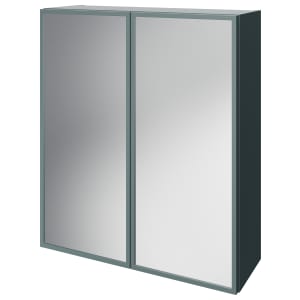 Wickes Haven Kombu Green Mirror Cabinet - 700 x 600mm