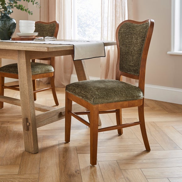 Betty Dining Chair, Sage Soft Chenille