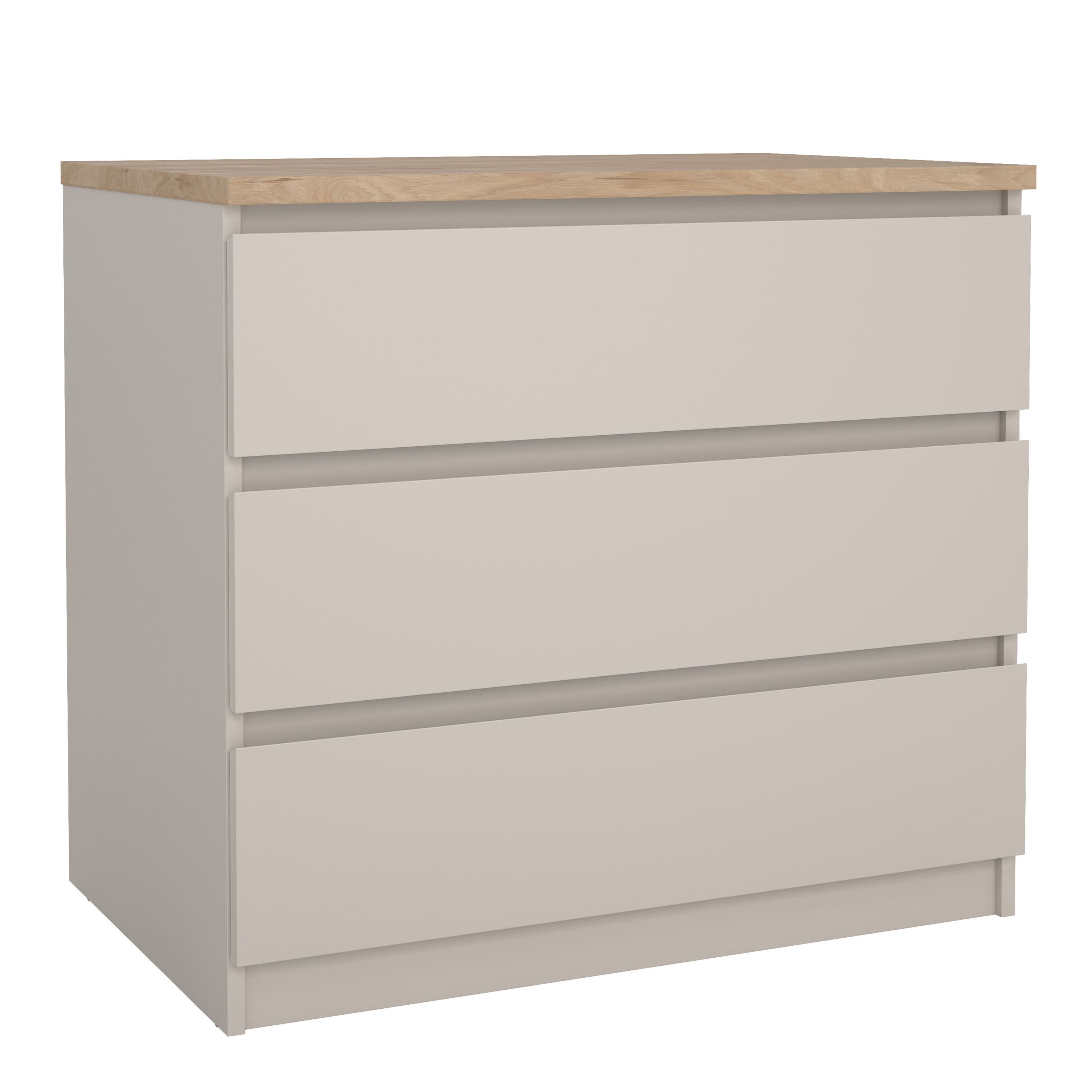 Furniture To Go Naia Chest of 3 Drawers in Beige