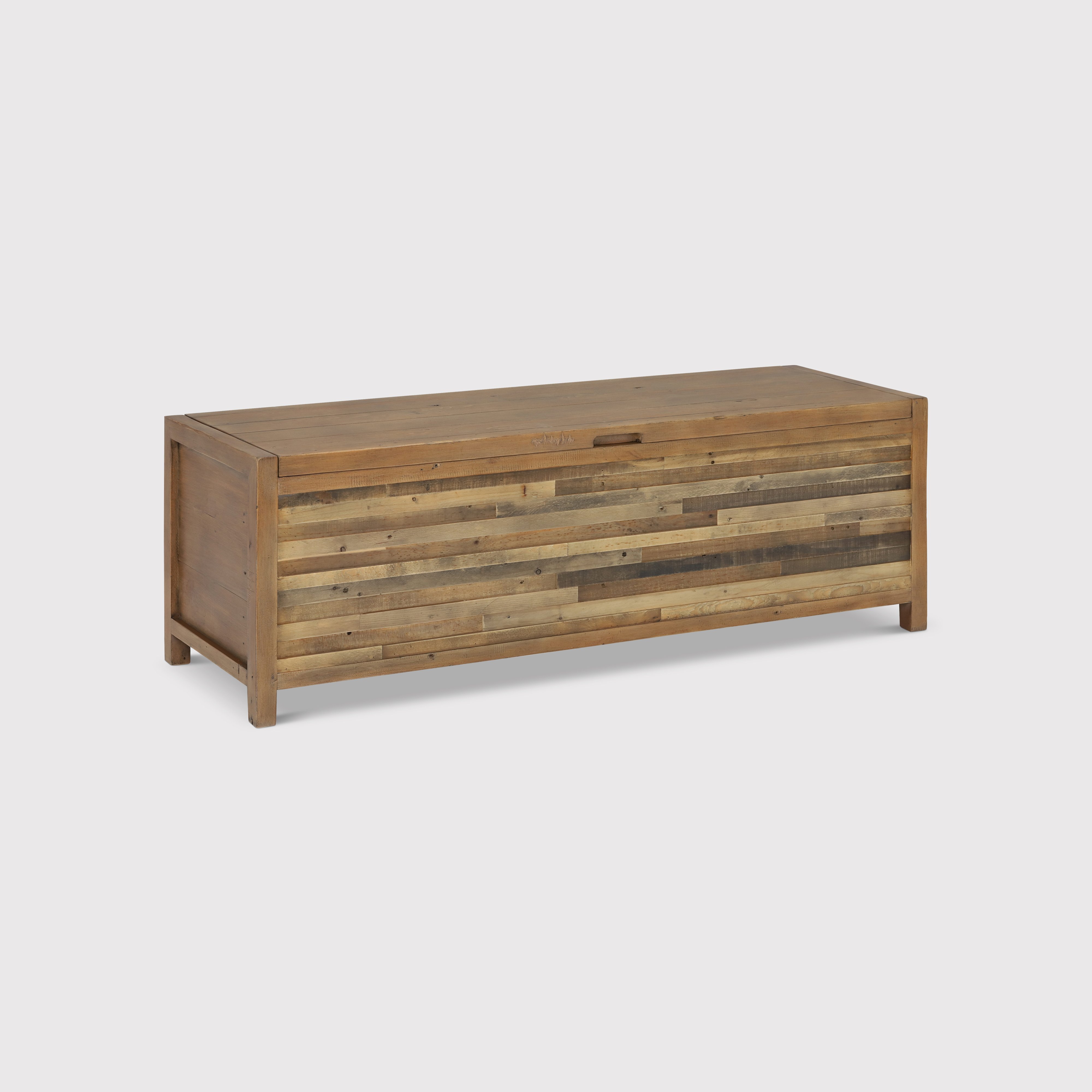 Charlie Large Rectangular Blanket Box, Wood | Barker & Stonehouse