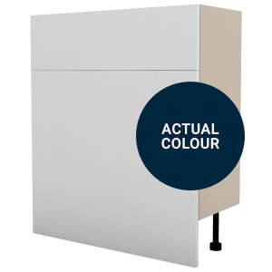 Duarti By Calypso Cascade 700mm Floor Reaching Full Depth Toilet Unit - Midnight Blue