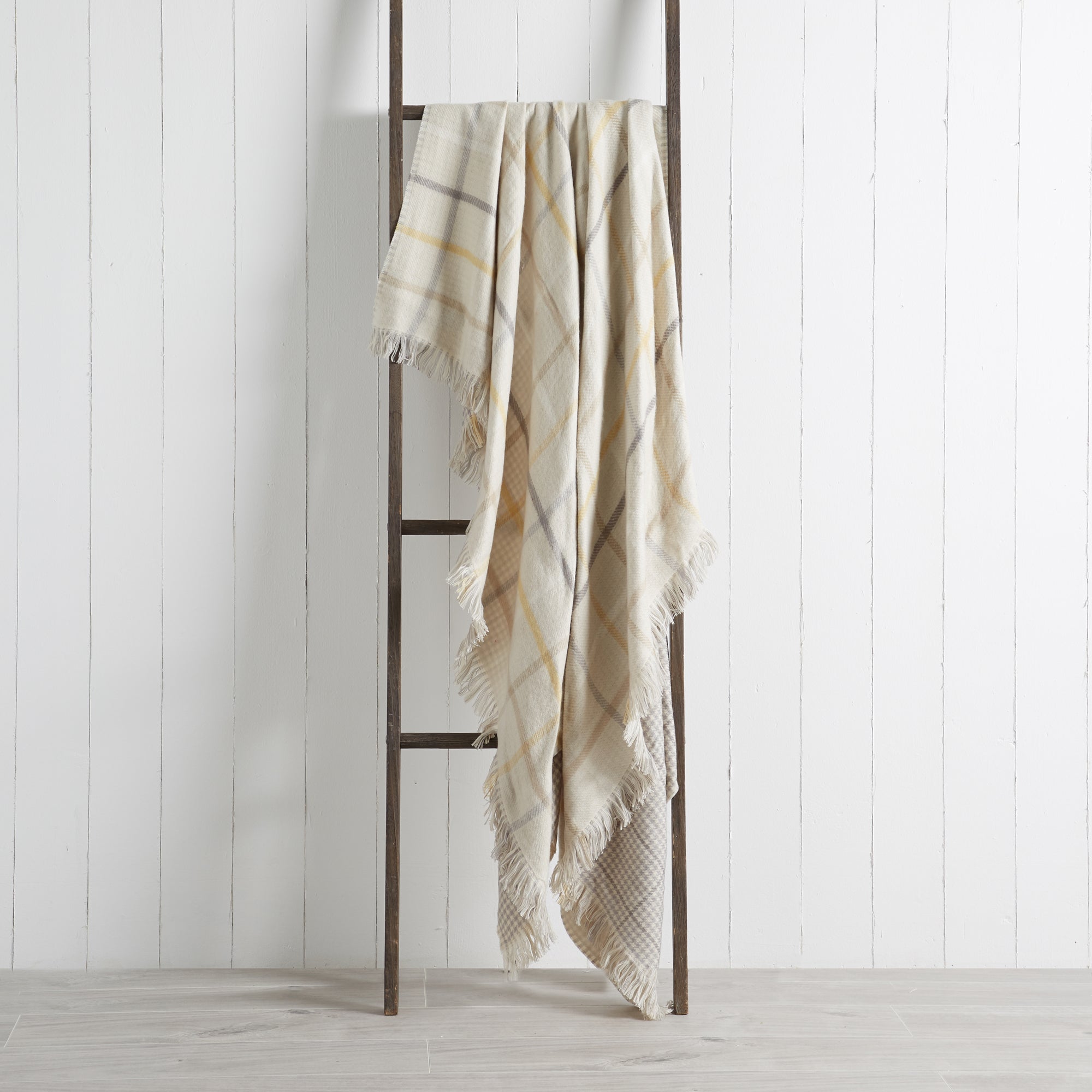 Layton Check 130cm x 180cm Throw Grey