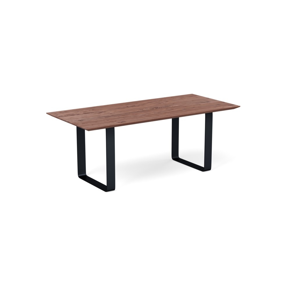 Heal's Prague Table 220x100cm Walnut Chamfered Edge Filled
