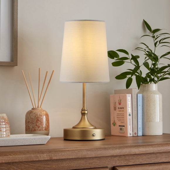 FlexiCell Geneva Rechargeable Touch Dimmable LED Table Lamp