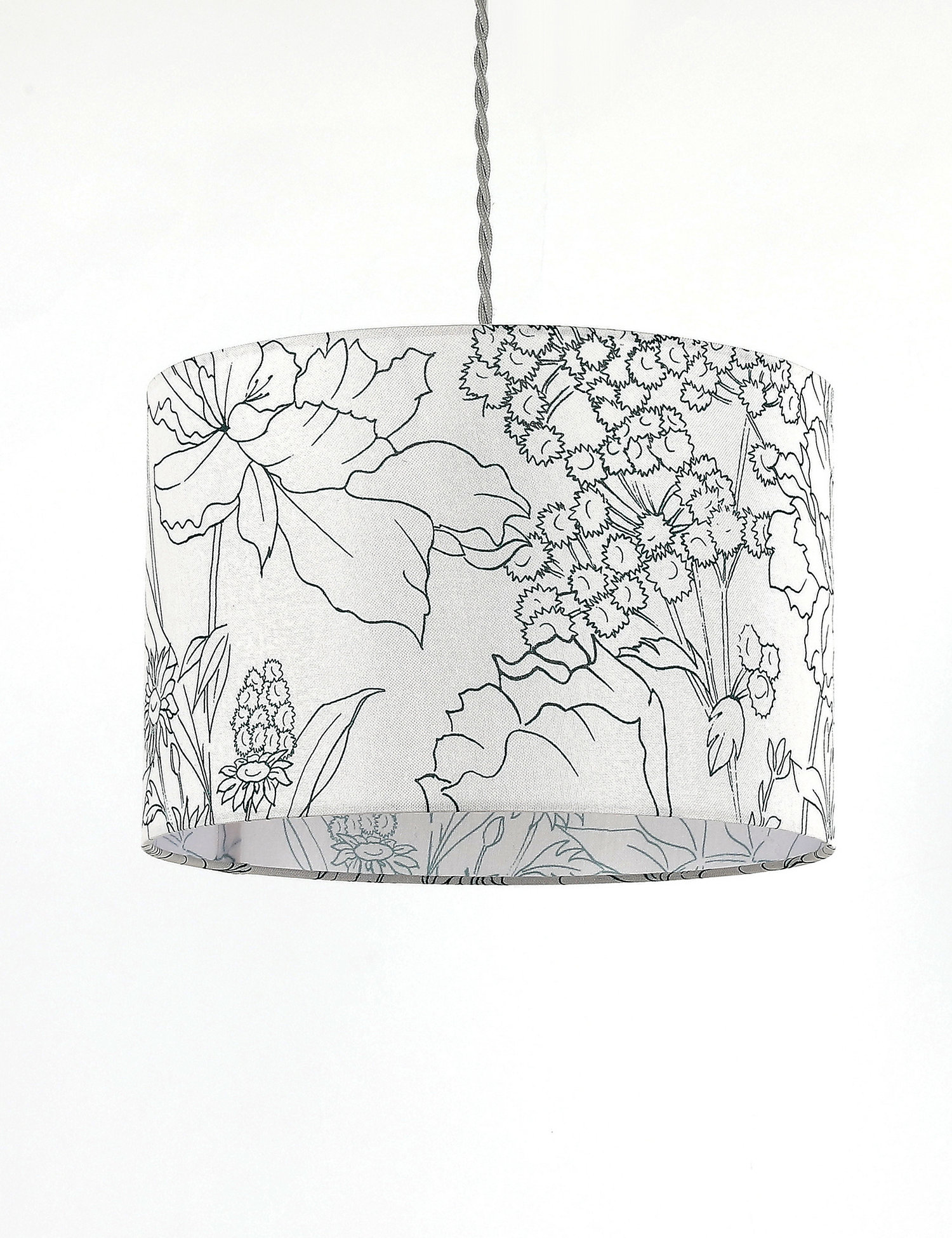 M&S Floral Print Lamp Shade