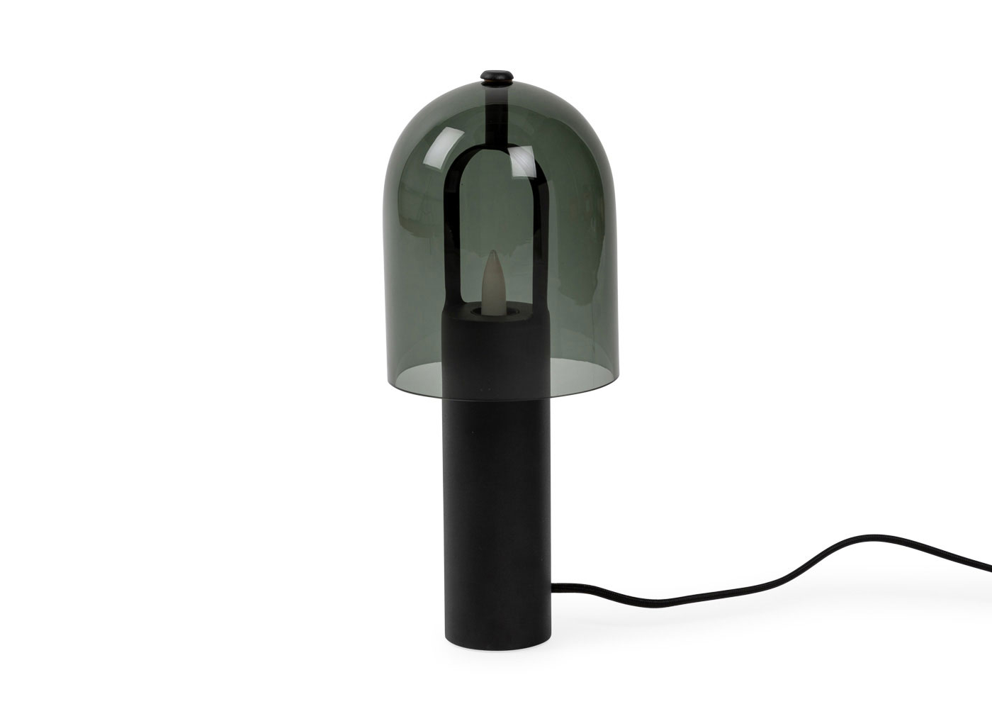 Ligne Roset Clarine Table Lamp Smoked Glass