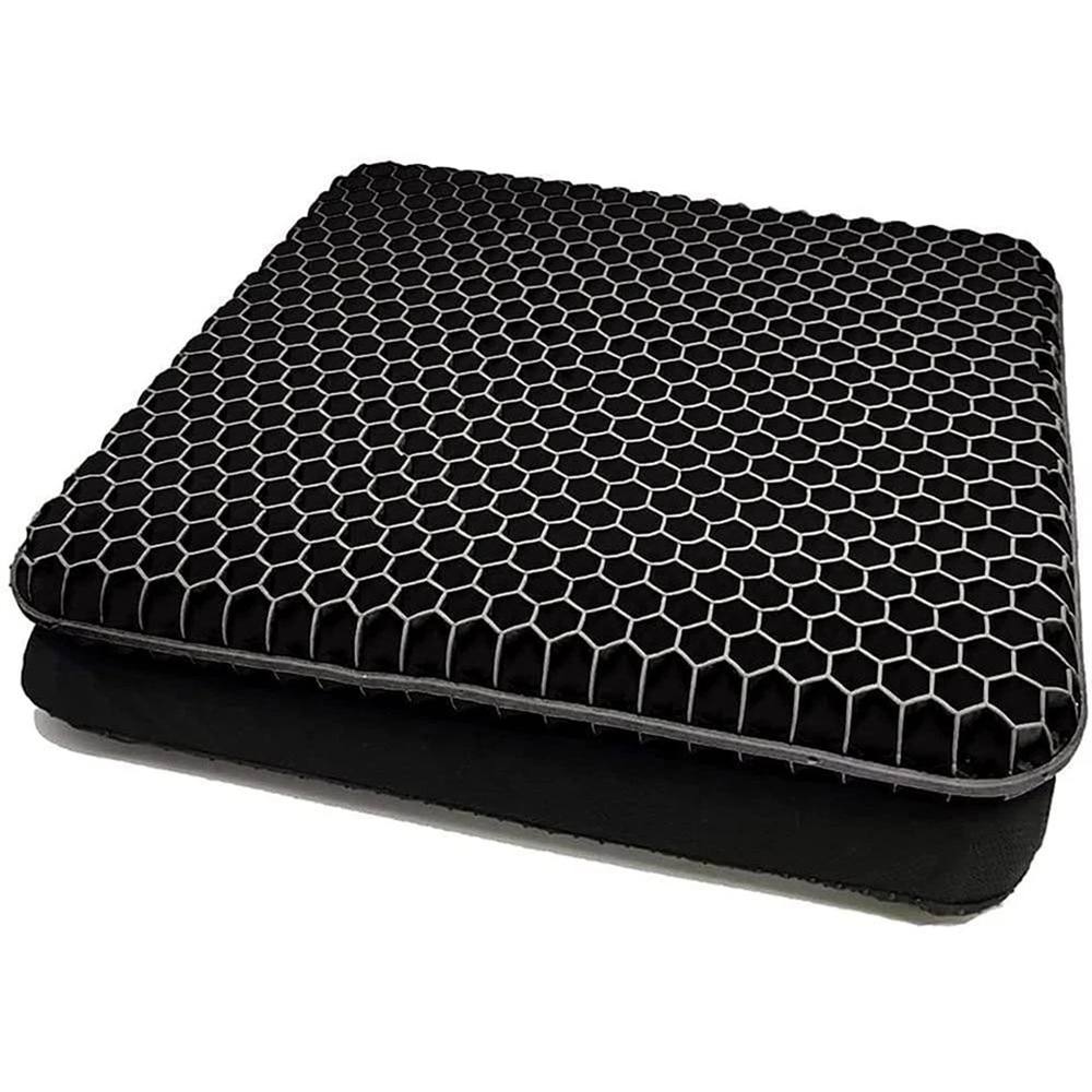 Nordara Breathable Gel Egg Sitting Cushion Cool Sitter Flex Pillow in Black