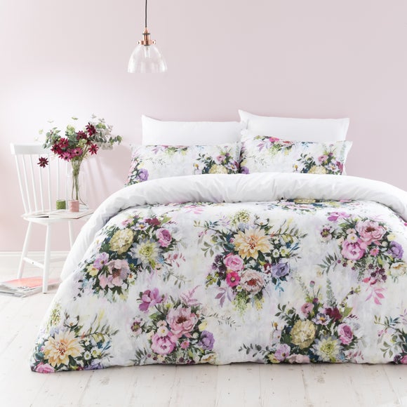 Kinsley Floral 100% Cotton Duvet Cover & Pillowcase Set