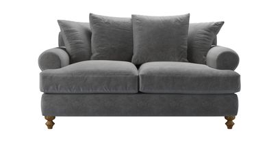 Teddy 2 Seat Sofabed in Earl Grey Smart Velvet - sofa.com