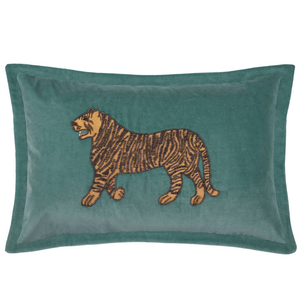 Voyage Maison Durga Animal Oxford Cushion in Teal