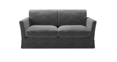 Otto 2 Seat Sofabed in Earl Grey Smart Velvet - sofa.com