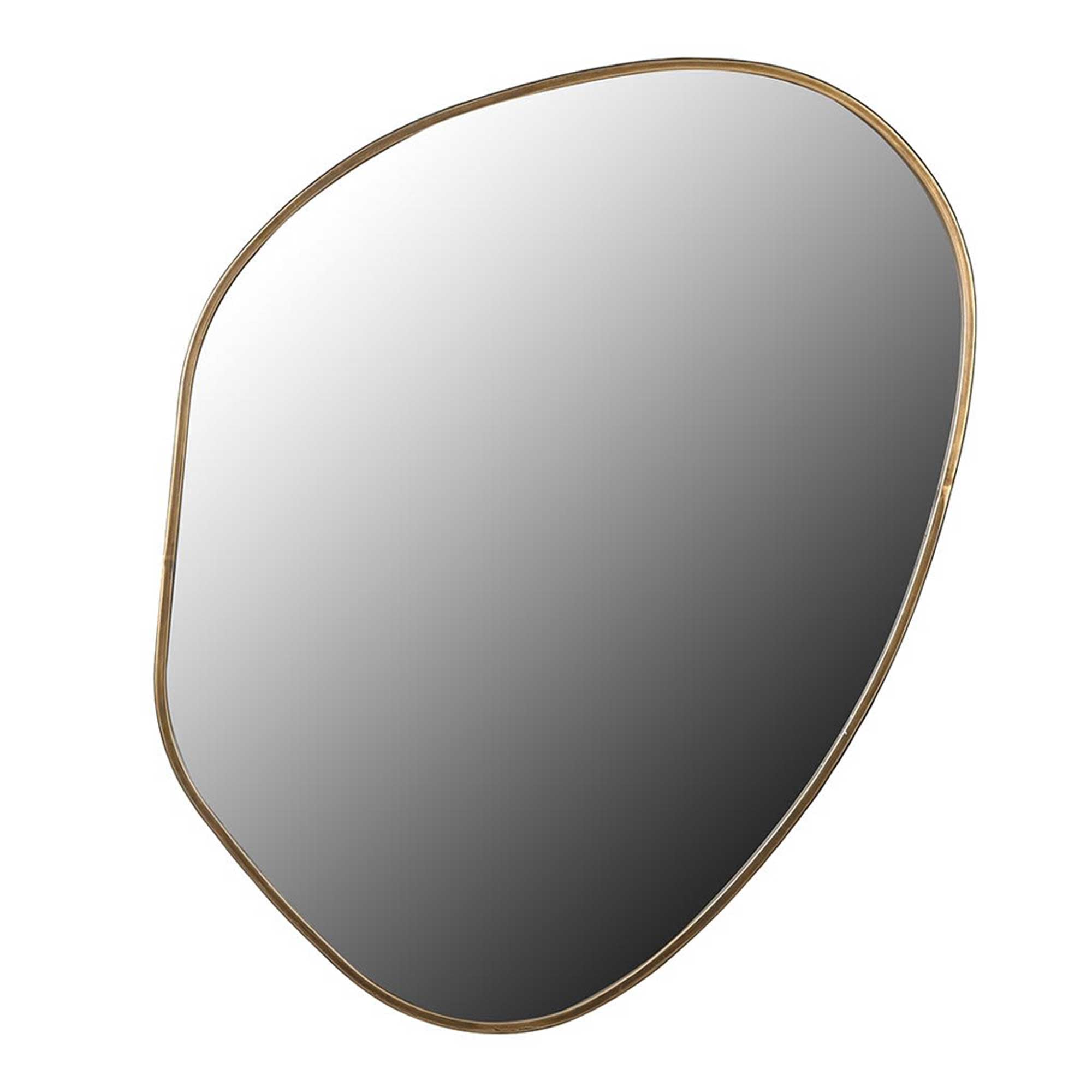 Large Gold Asymmetrical Mirror Metal | Barker & Stonehouse