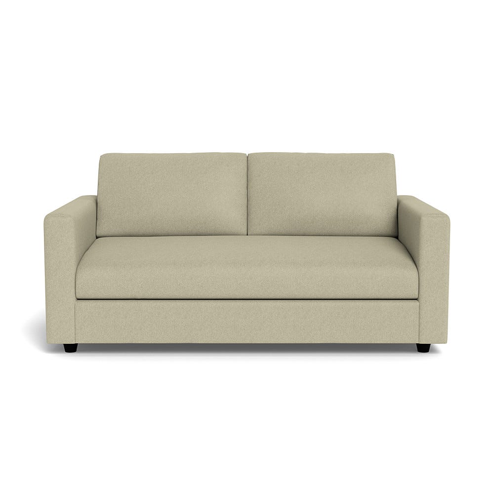 Heal's Nimbus II 3 Seater Sofa Cotton Grain Black Feet