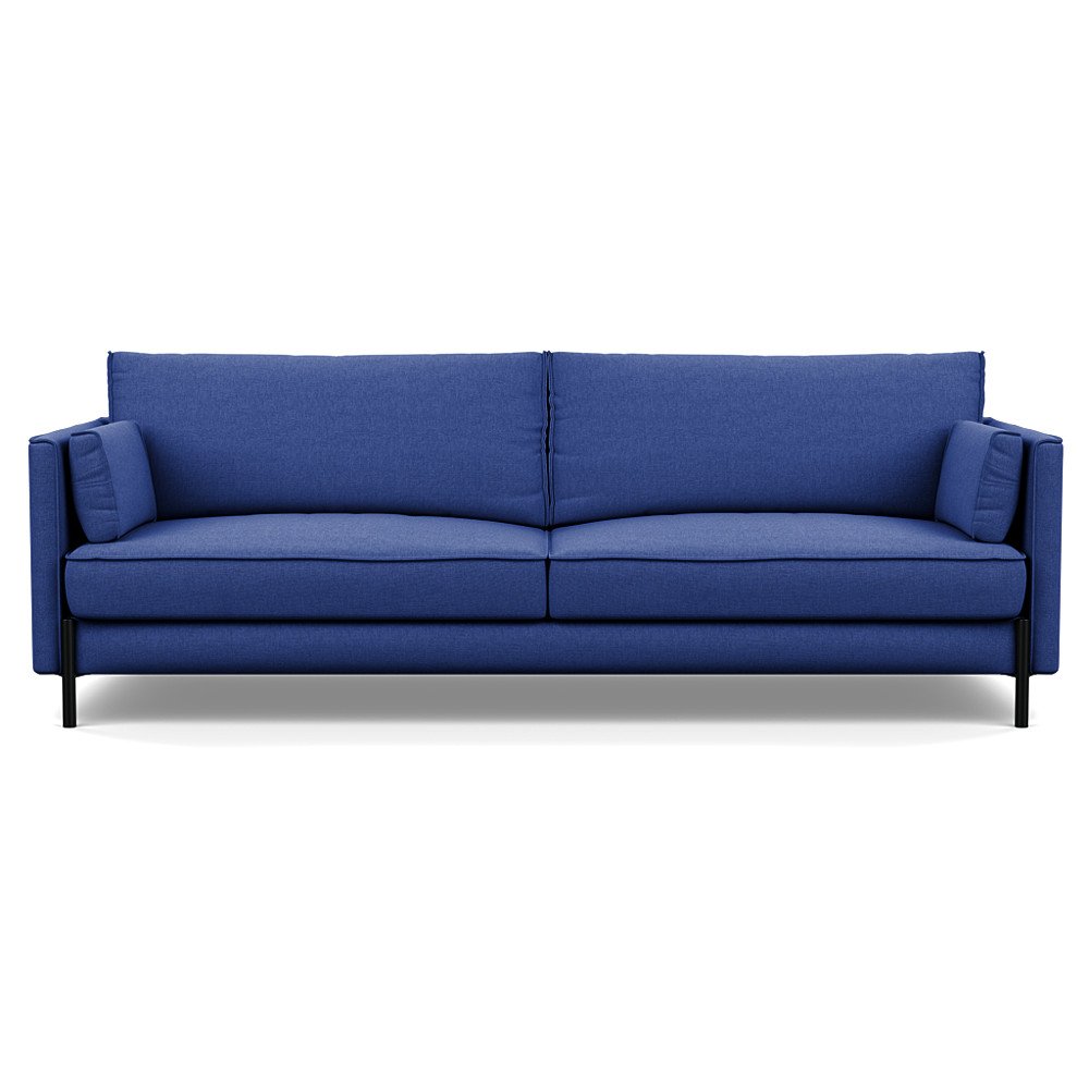 Heal's Tortona 4 seater Sofa Brushed Cotton Cobalt