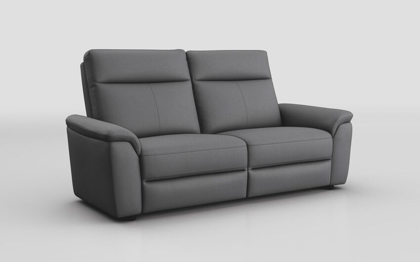 Grey Fabric Badia 3 Seater Sofa