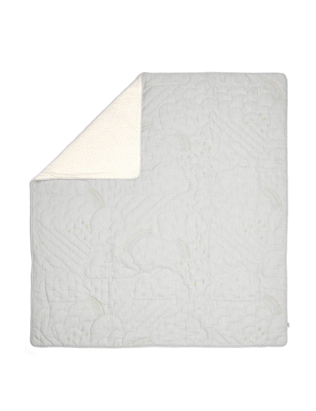 Mamas & Papas Dream Upon a Cloud 3.0 Tog Cotbed Quilt Grey