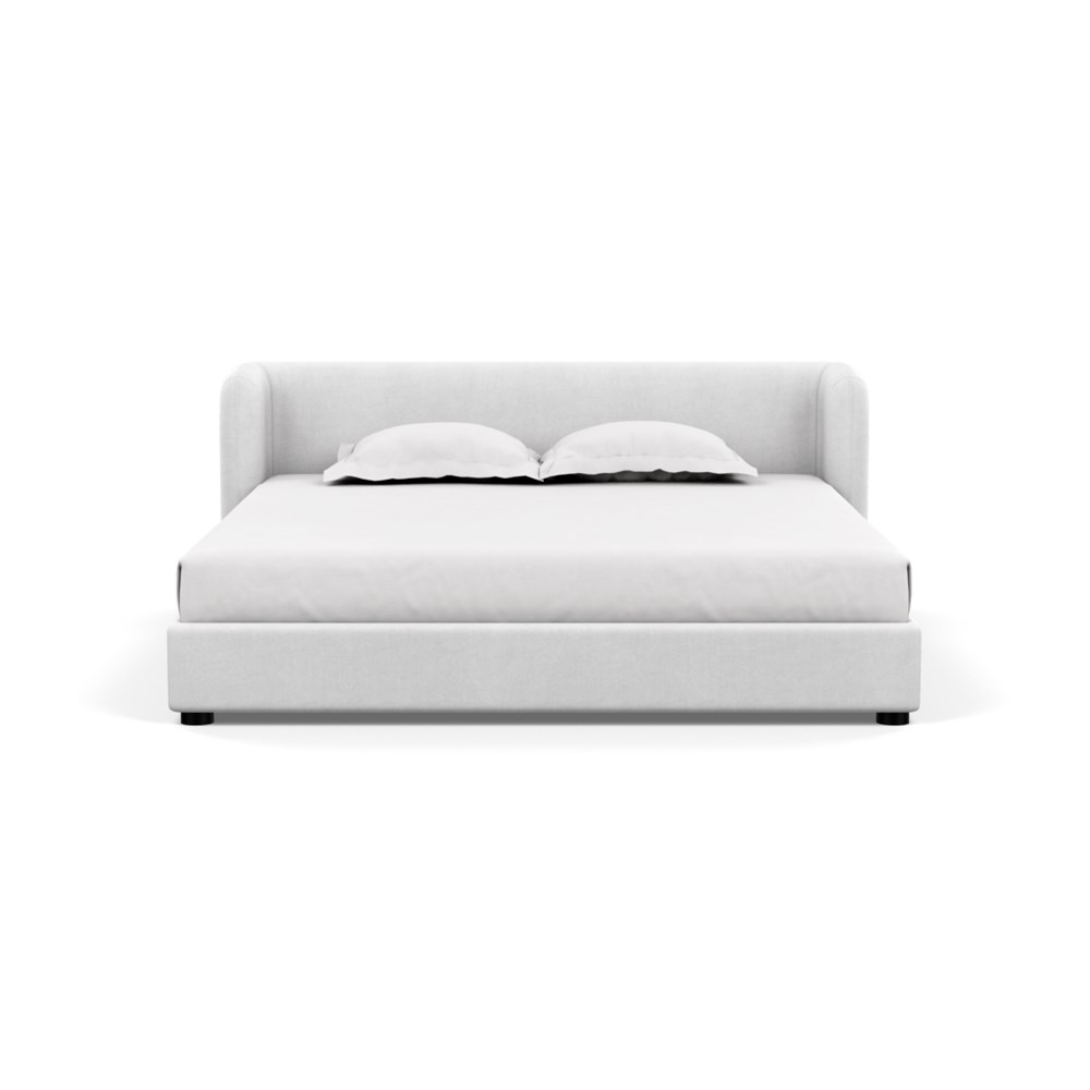 Heal's Group Bed Super King Capelo Linen-Cotton Snow Drop
