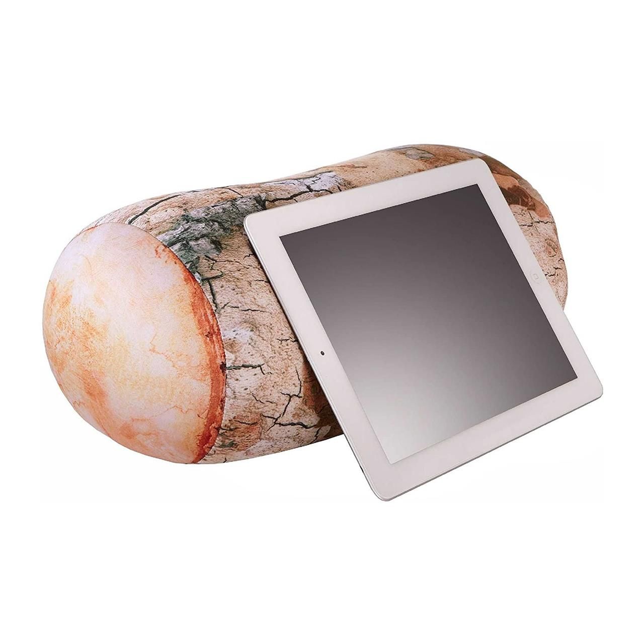 mysmartbuy Log Design Cushion - Head, Neck & Back Supporting Comfortable Novelty Travel Pillow or Tablet Rest - Measures 38 x 17cm