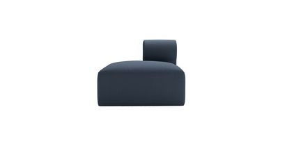 Cohen RHF Unit in Midnight Blue Brushed Linen Cotton - sofa.com