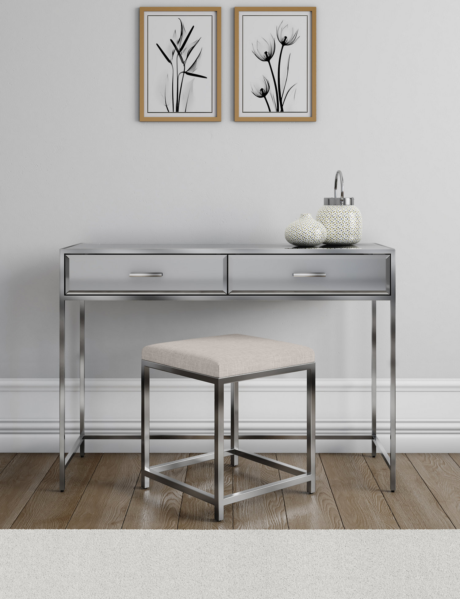 M&S Skylar Dressing Table & Stool