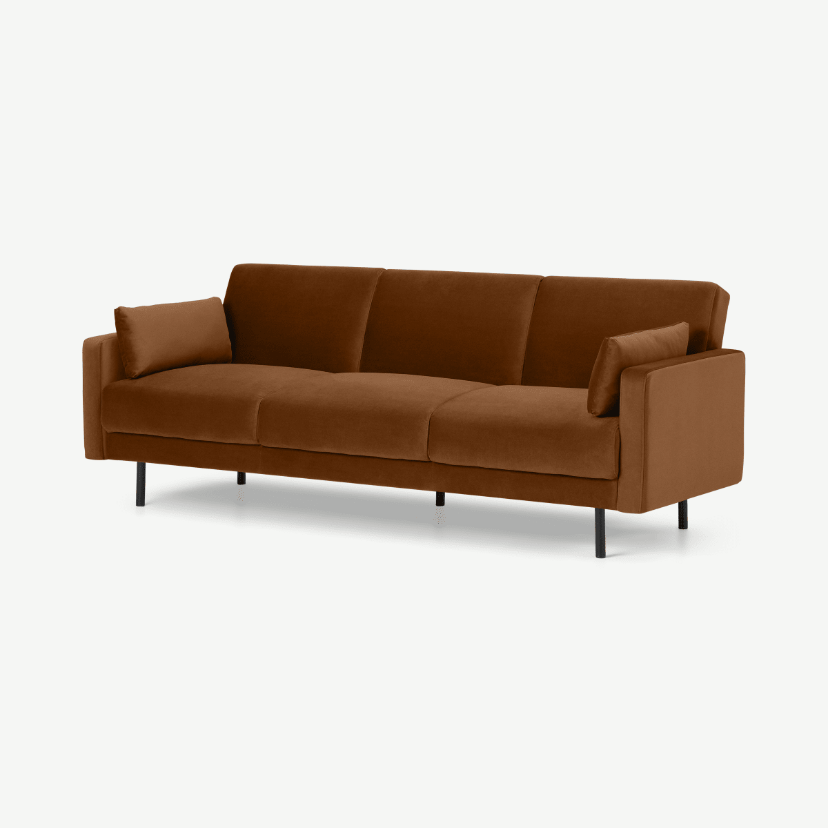 Delphi Click Clack Sofa Bed, Cinnamon Velvet