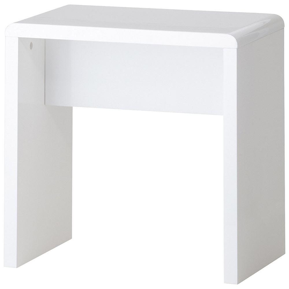 Manhattan White Wooden Dressing Table Stool