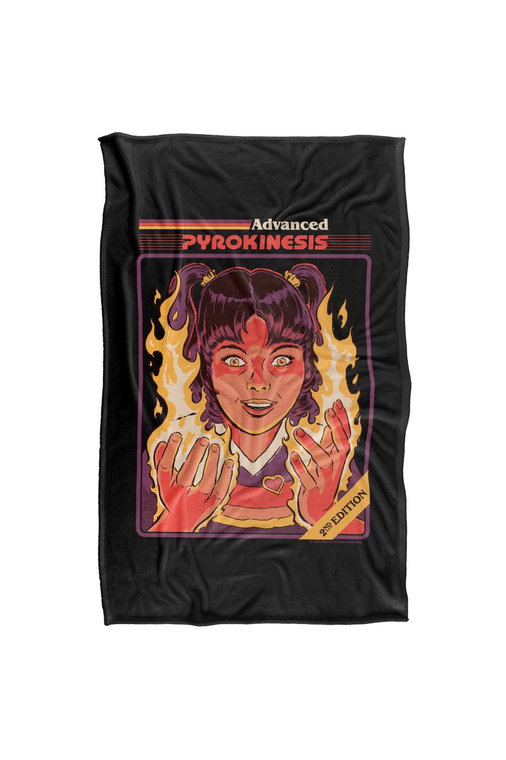 Steven Rhodes Advanced Pyrokinesis Silky Super Soft Throw Blanket