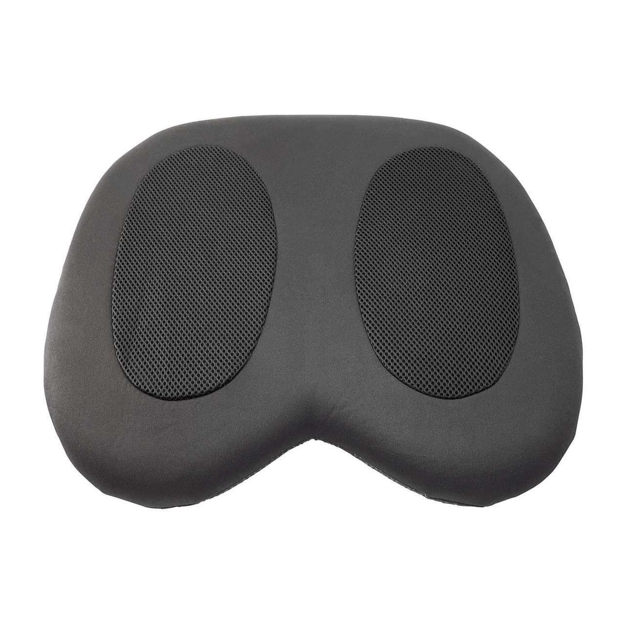 mysmartbuy Memory Foam & Gel Filled Cushion - Lower Back Support Orthopaedic Posture Pad - Measures 45 x 42 x 5cm in Black