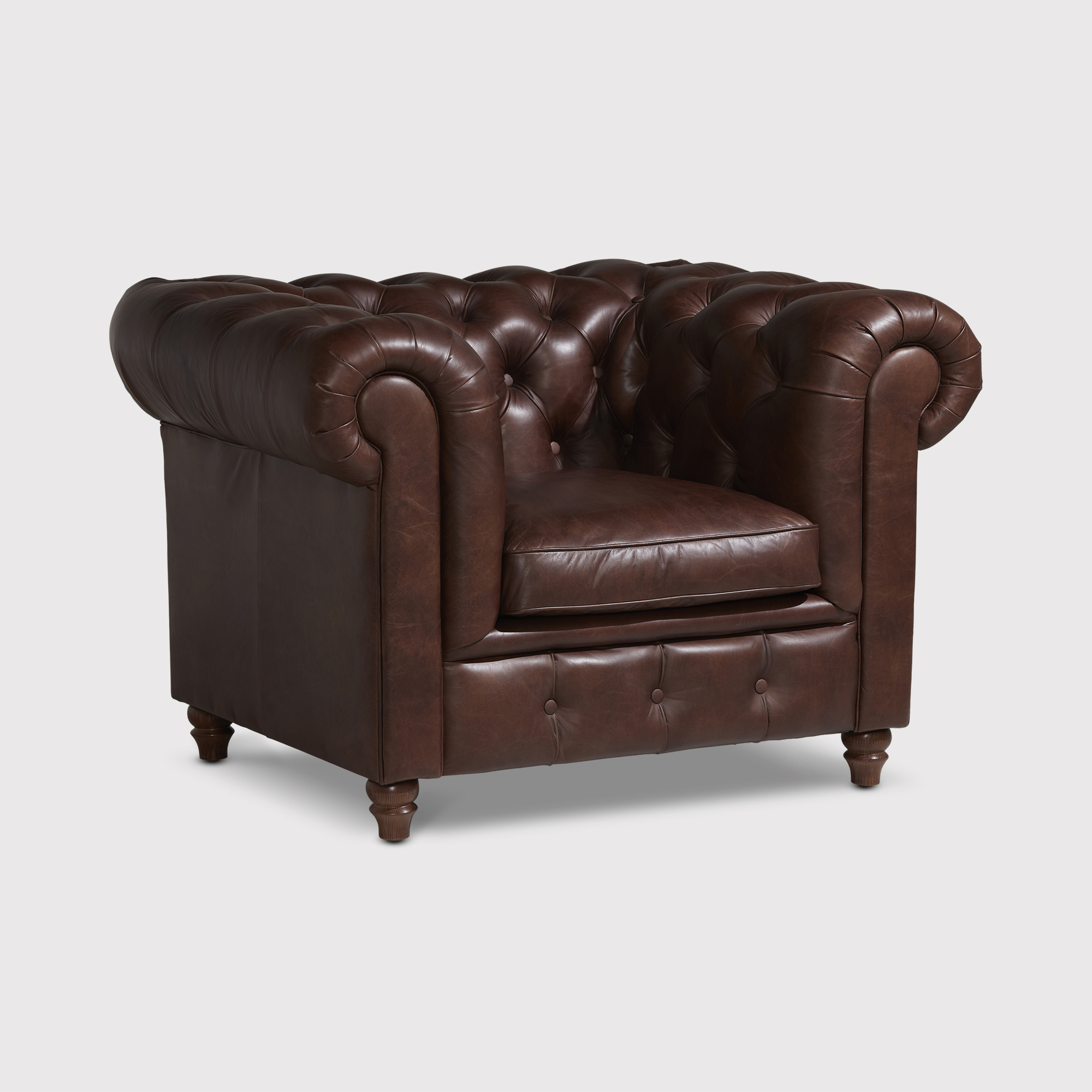 Dalston 1 Seater Sofa, Brown | Barker & Stonehouse