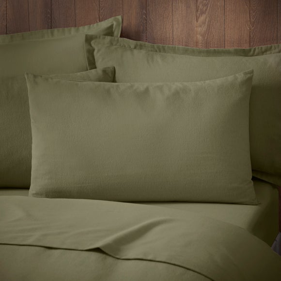 Soft & Cosy Luxury 100% Brushed Cotton Standard Pillowcase Pair