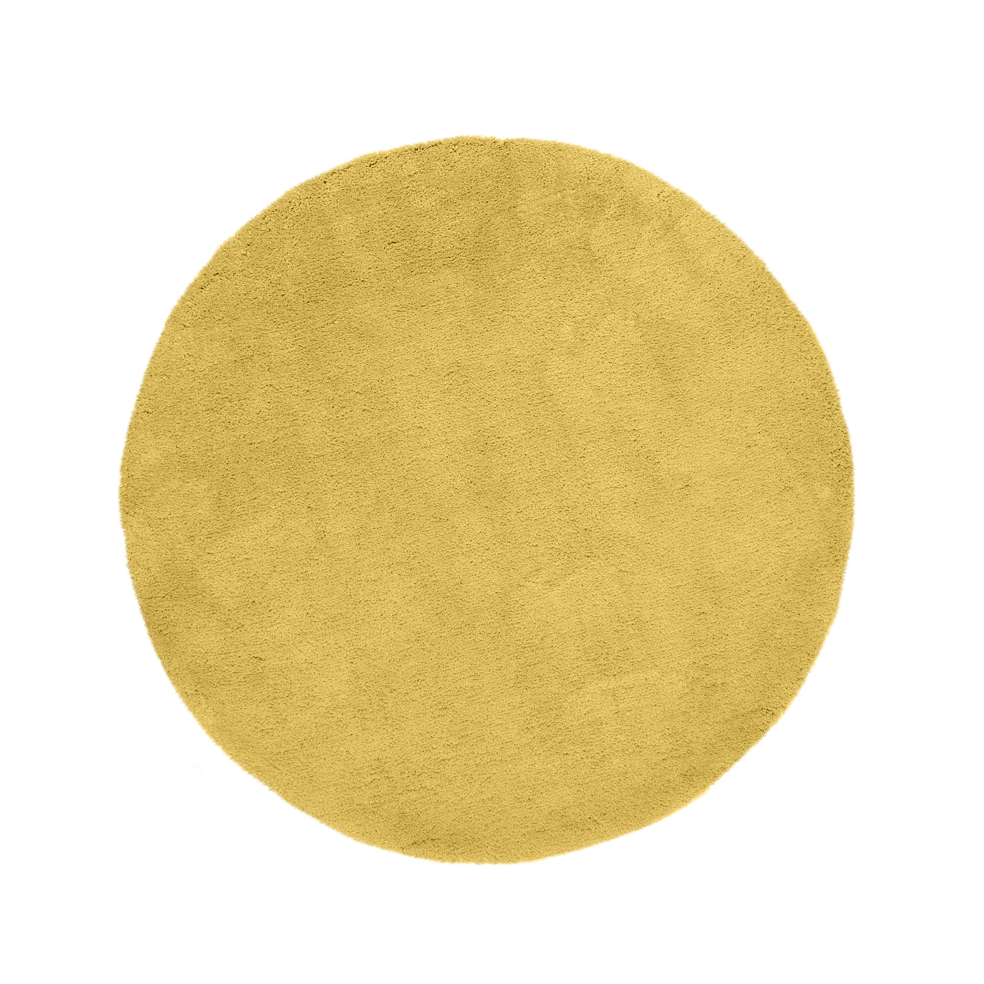 Teddy Bear Circle Rug Ochre