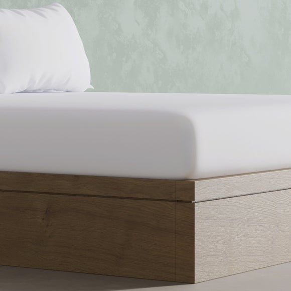 Panda Bamboo White Fitted Sheet