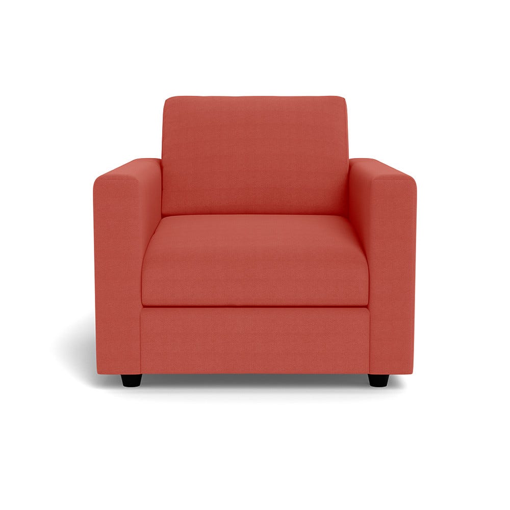 Heal's Nimbus II Armchair Linen Grenadine Black Feet