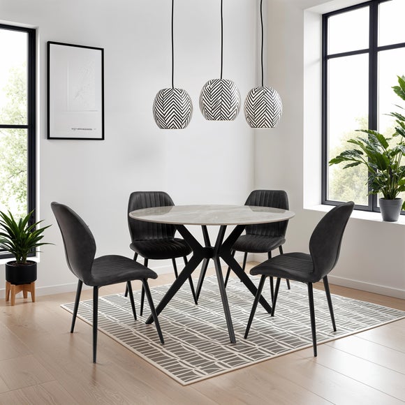 Tulsa Round 4 Seater Dining Table