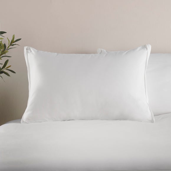 Pure Cotton Easy Zip Standard Pillowcase Pair