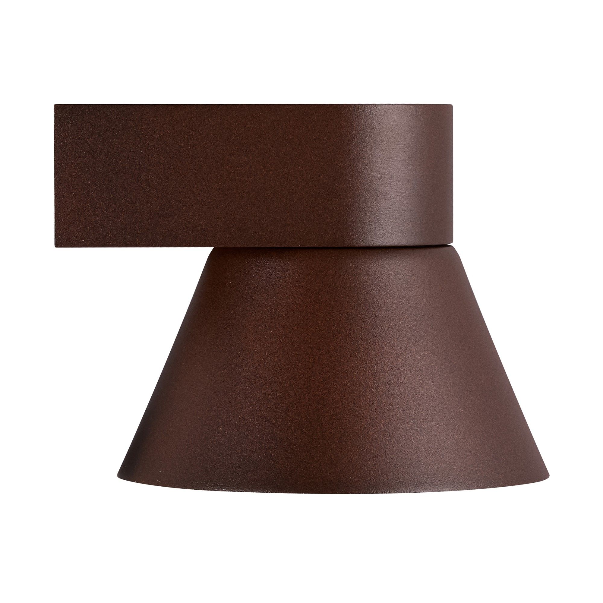Nordlux Modern Outdoor Wall Light Brown Aluminium GU10 Dark Sky - Mains Powered, IP54