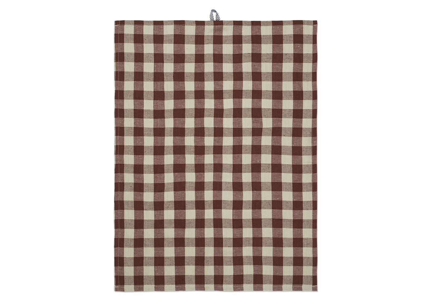 ferm LIVING Hale Tea Towel Cinnamon & Grey Green