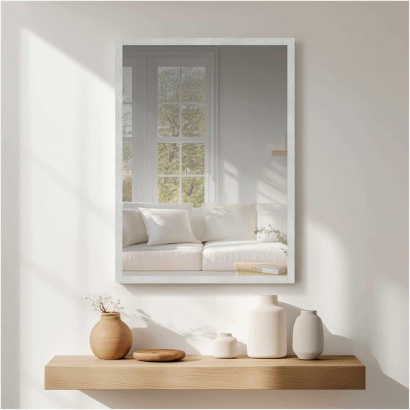 Nielsen Star Brushed Rectangle Wall Mirror