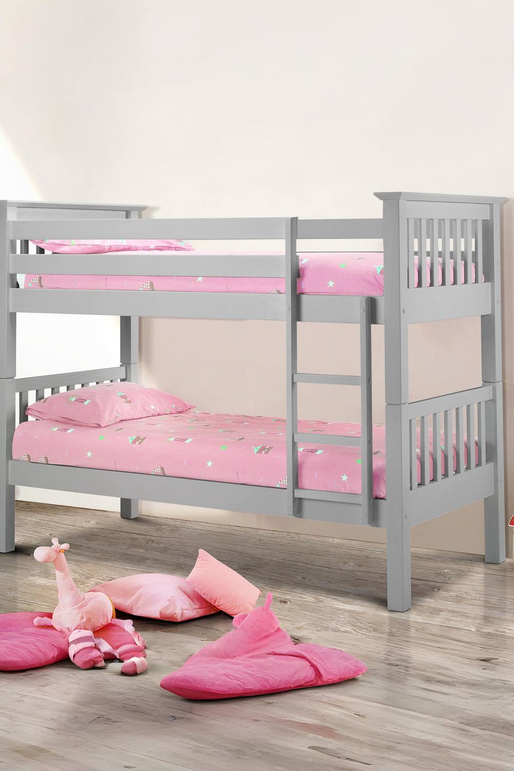Julian Bowen Barcelona Bunk Bed in Grey