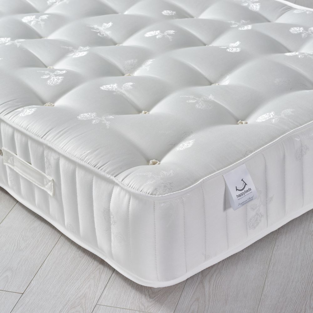 Signature Crystal 3000 Pocket Sprung Orthopaedic Natural Fillings Mattress - 4ft Small Double (120 x 190 cm)