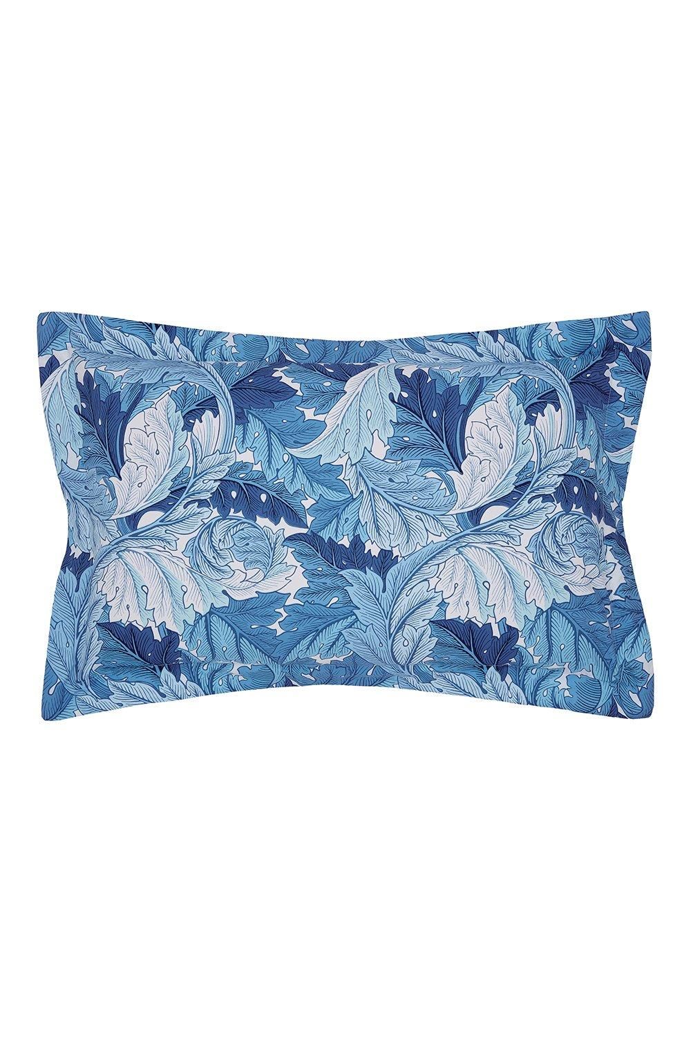 Morris & Co 'Acanthus' Oxford Pillowcase in Blue