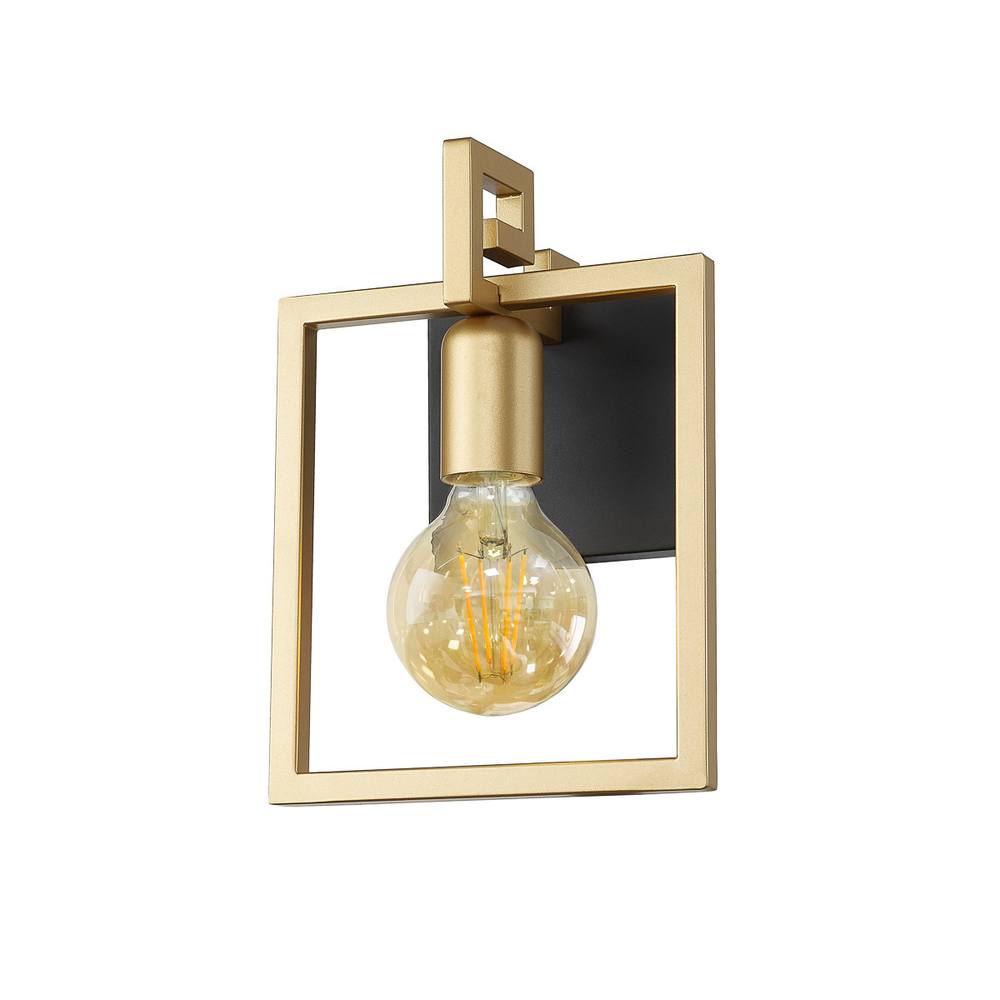 Netlighting Primero Modern 1 Light Wall Lamp in Gold