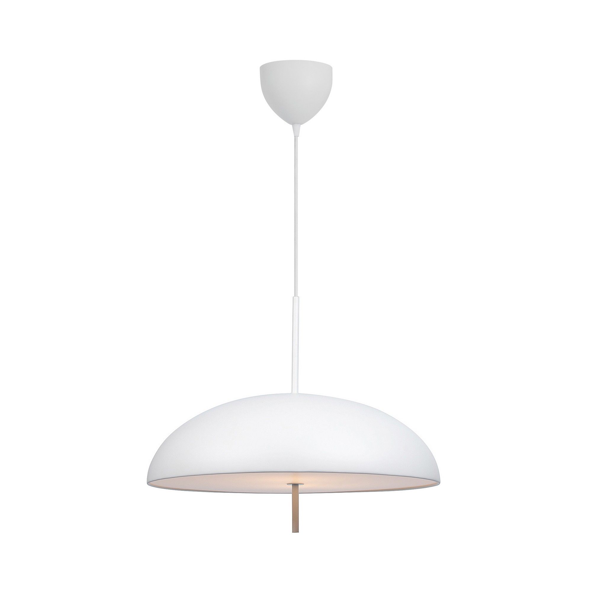 Nordlux Premium Indoor Pendant Light White Metal E27 Diffused - Mains Powered, IP20