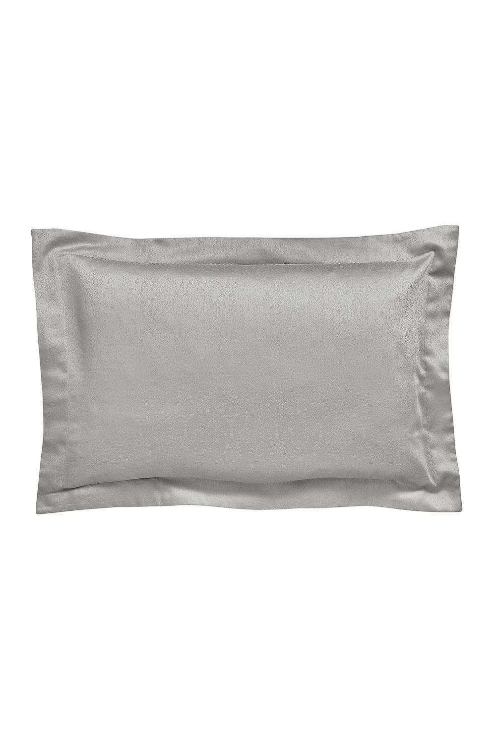 1951 'Tahra' Cotton Oxford Pillowcase in Silver