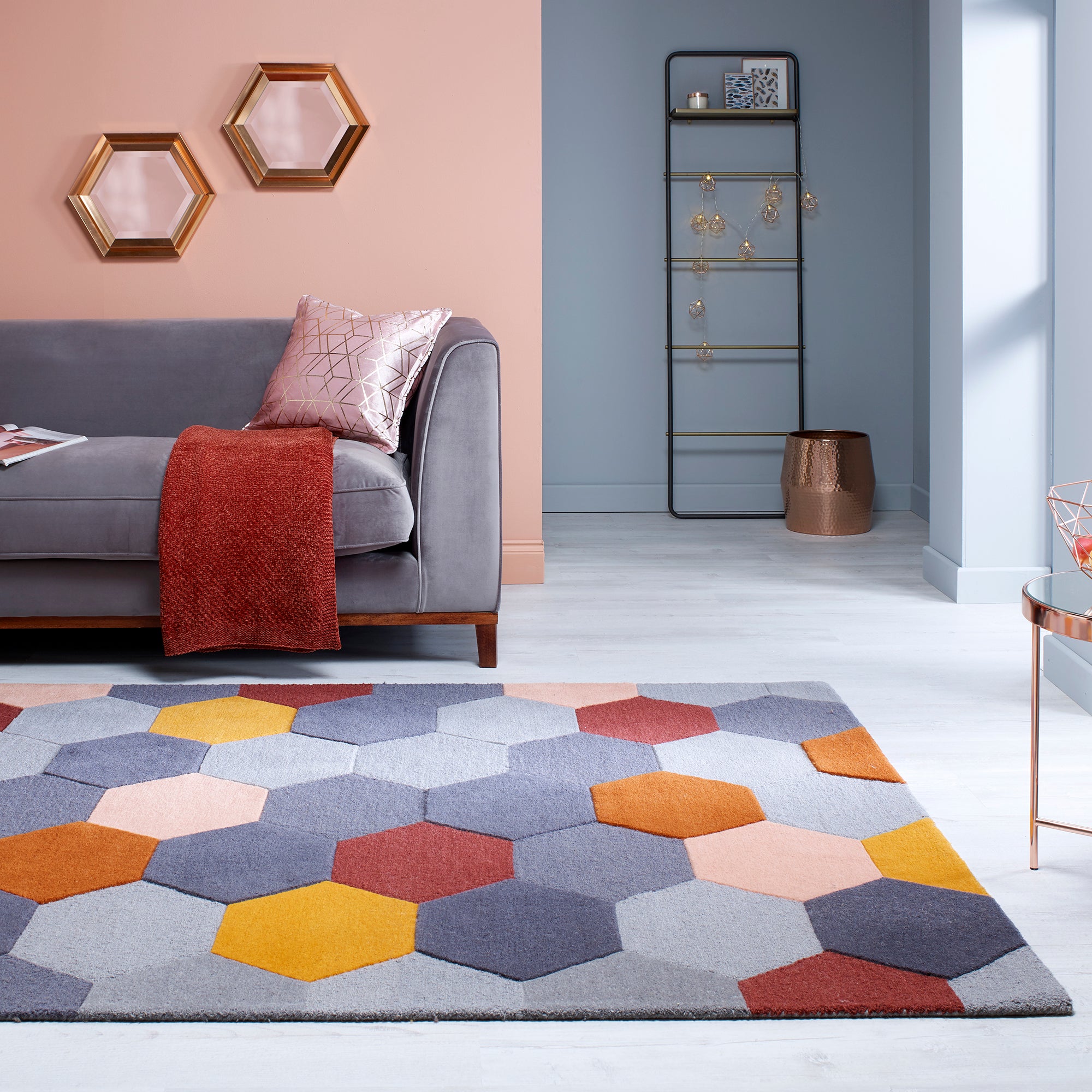 Munro Rust Rug Rust (Orange)
