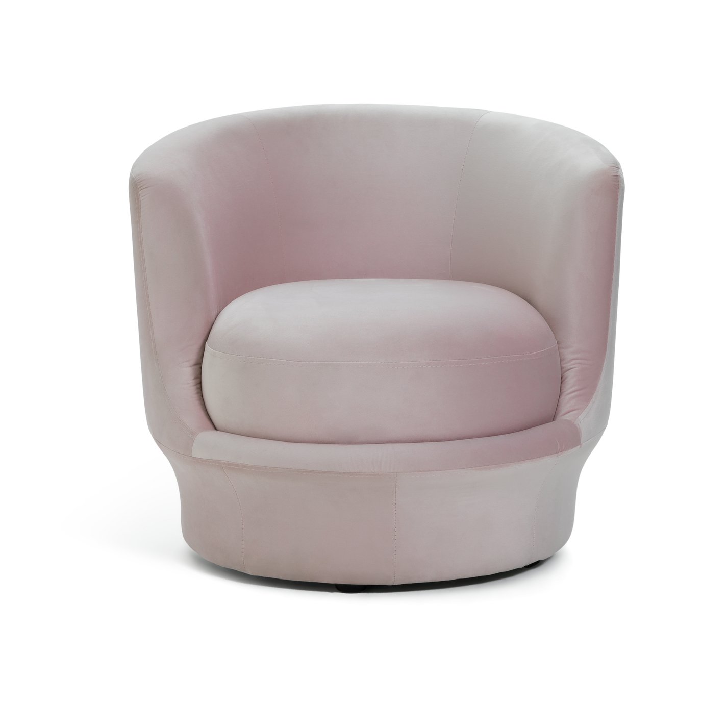 Habitat Ronda Velvet Chair - Pink
