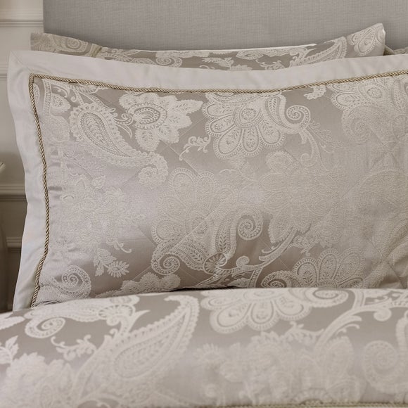 Catherine Lansfield Opulent Jacquard Standard Pillow Sham Pair