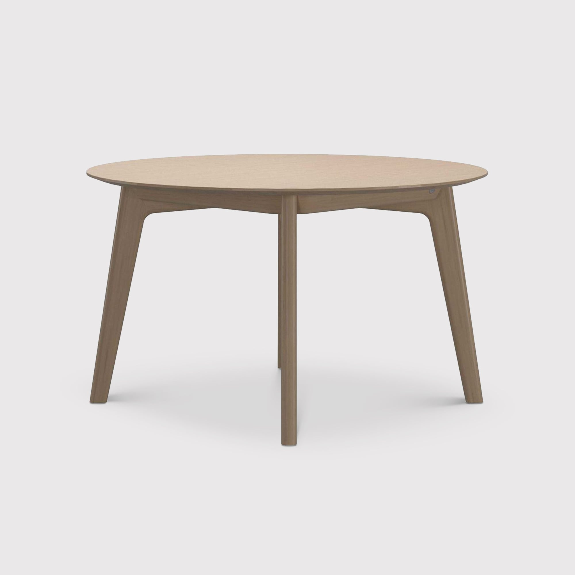 Stressless Bordeaux Dining Table, Round, Neutral Oak | Barker & Stonehouse