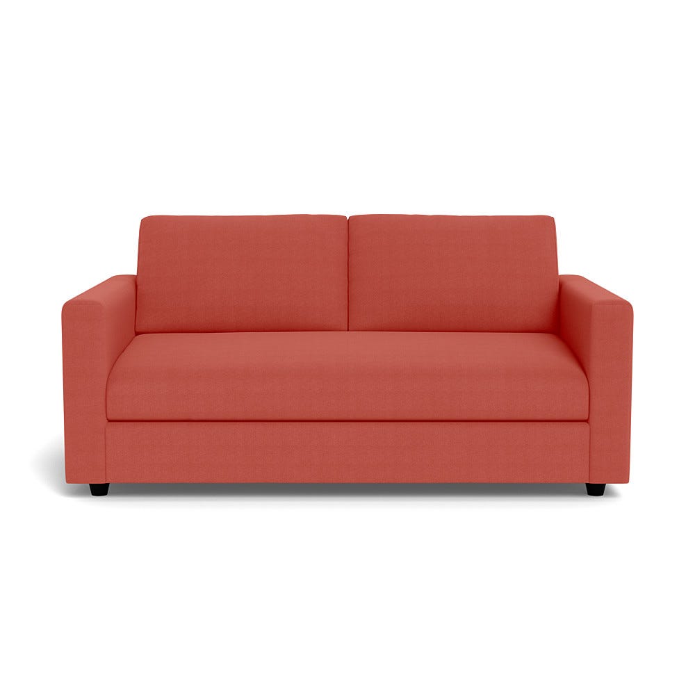 Heal's Nimbus II 3 Seater Sofa Linen Grenadine Black Feet
