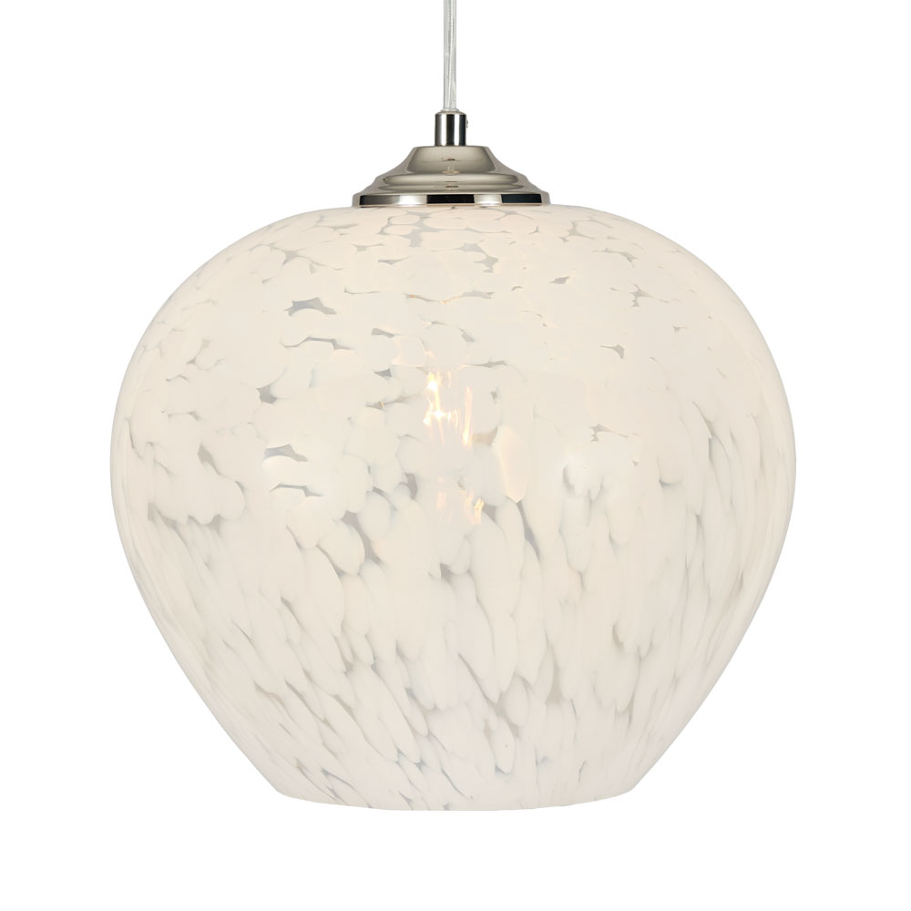 Agnes Flakestone Ceiling Pendant, Nickel